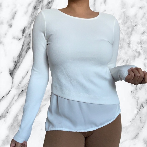 3 for $15 Only White Asymmetrical Top - Picture 1 of 7